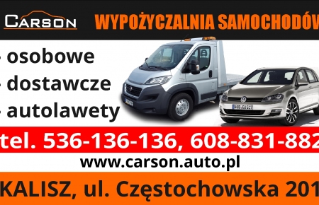 Wypożyczalnia Samochodów CARSON Kalisz